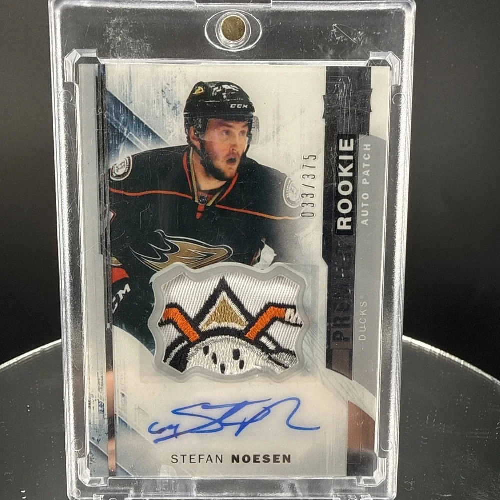 2015-16 UD Premier Hockey Stefan Noesen RC Rookie Awesome Auto Patch /375
